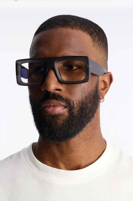 Prestige Matte Flat Top Sunglasses - Black