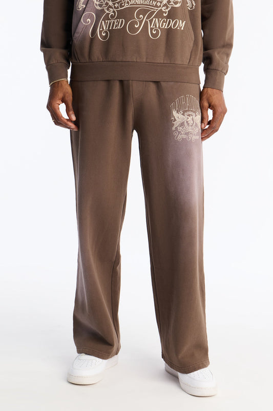 Paradise United Kingdom Washed Sweatpants - Brown