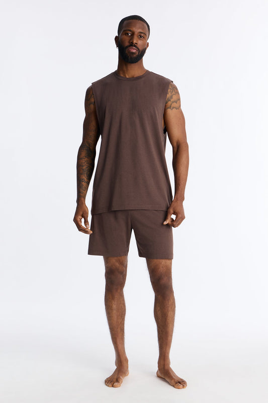 Essential Modal Lounge Shorts - Chocolate