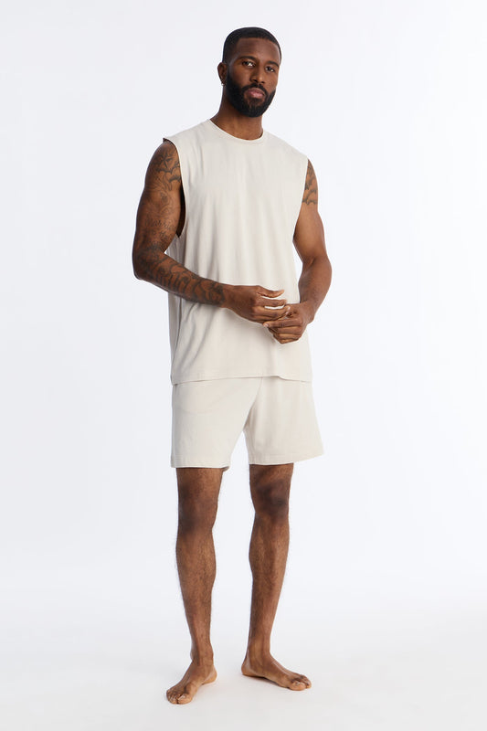 Essential Modal Lounge Shorts - Stone