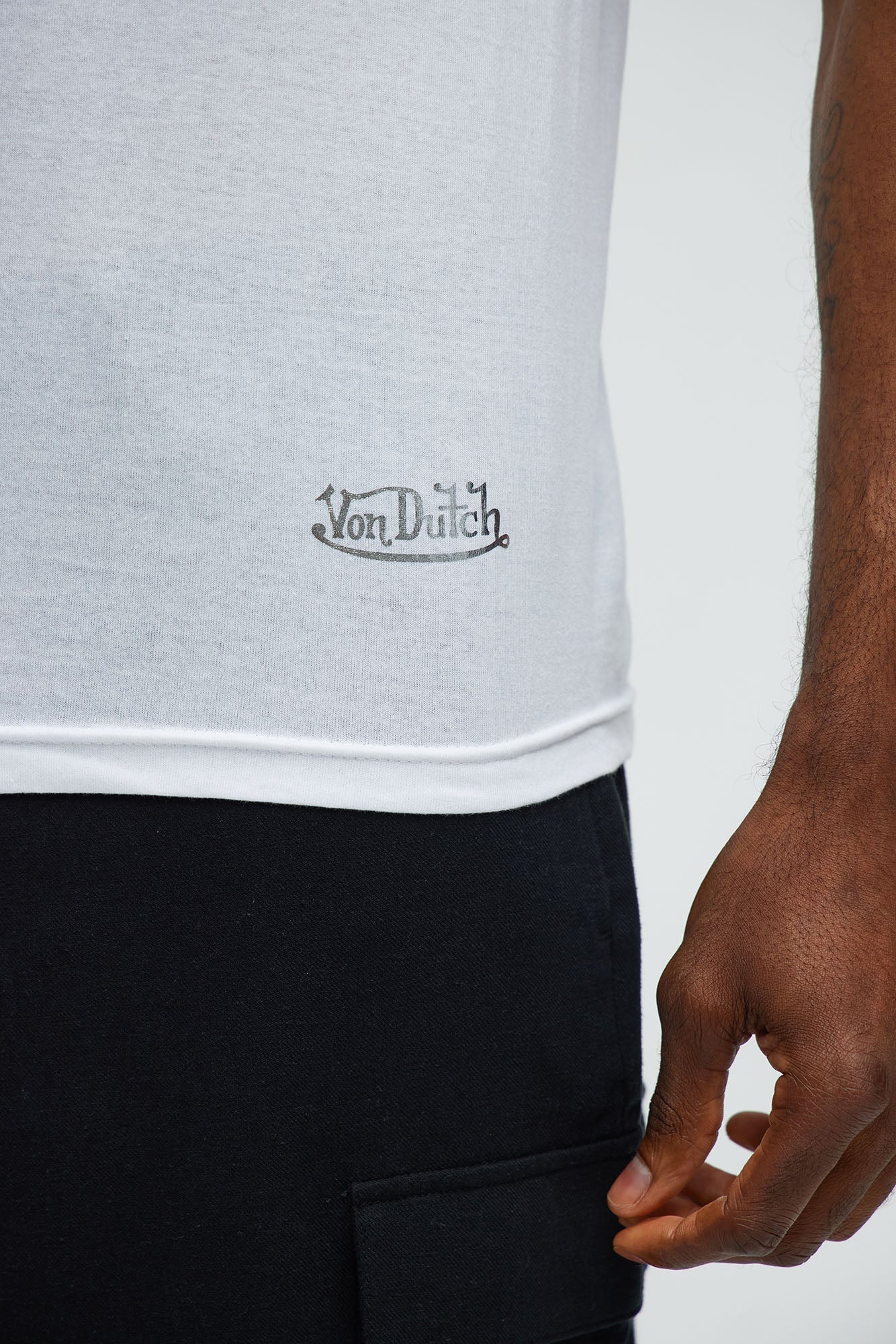 4 Pack Of Von Dutch Tees - White