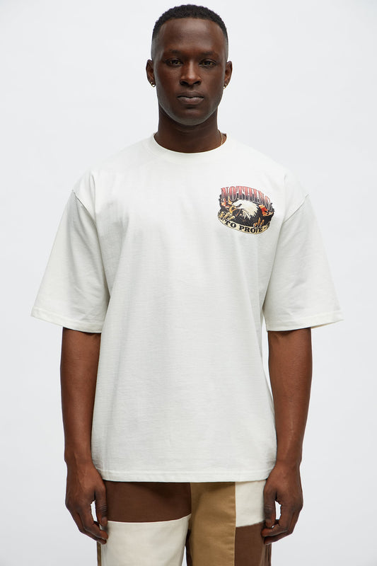 Nothing To Lose Oversized Short Sleeve Tee - Cream