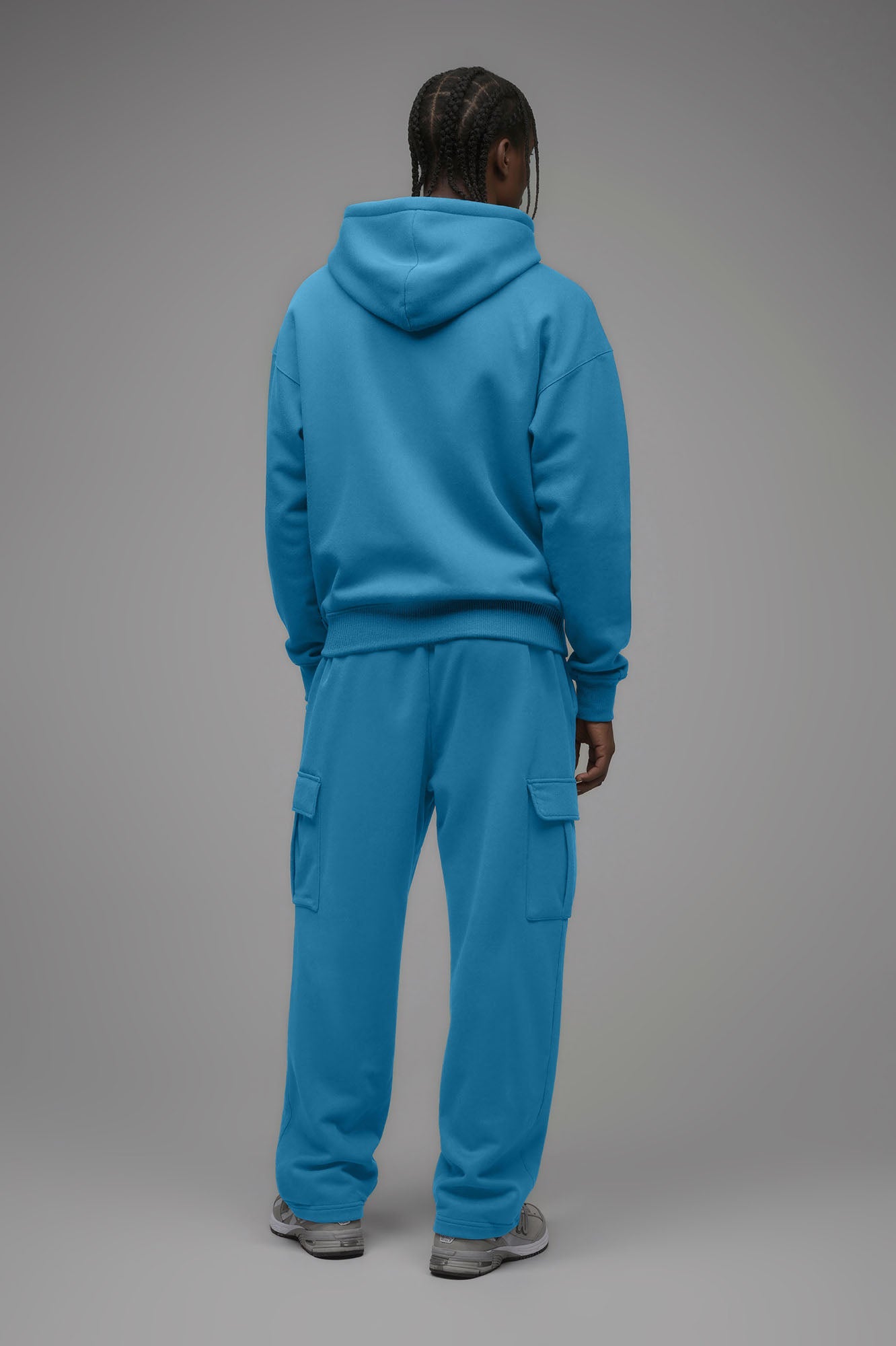 410 Baggy Cargo Sweatpants - Blue