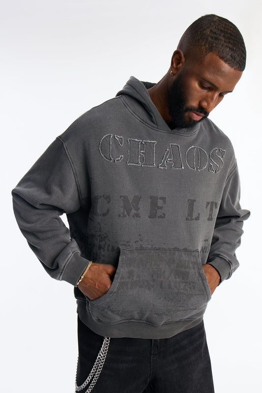 Vintage Saints Hoodie - Grey